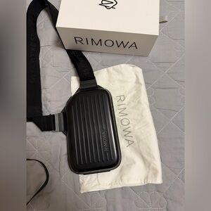 RIMOWA Matte Black Crossbody Bag